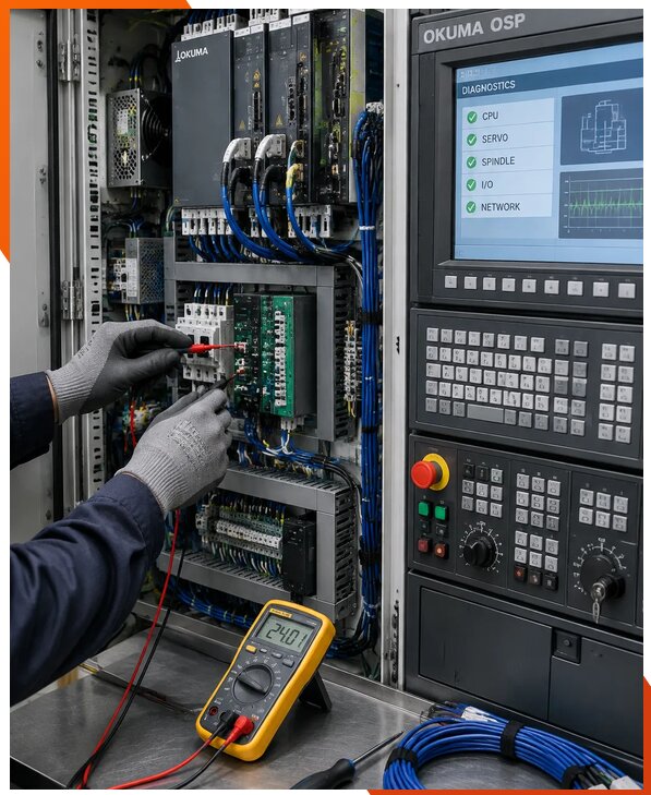 Ремонт систем ЧПУ Okuma OSP в Апшеронске